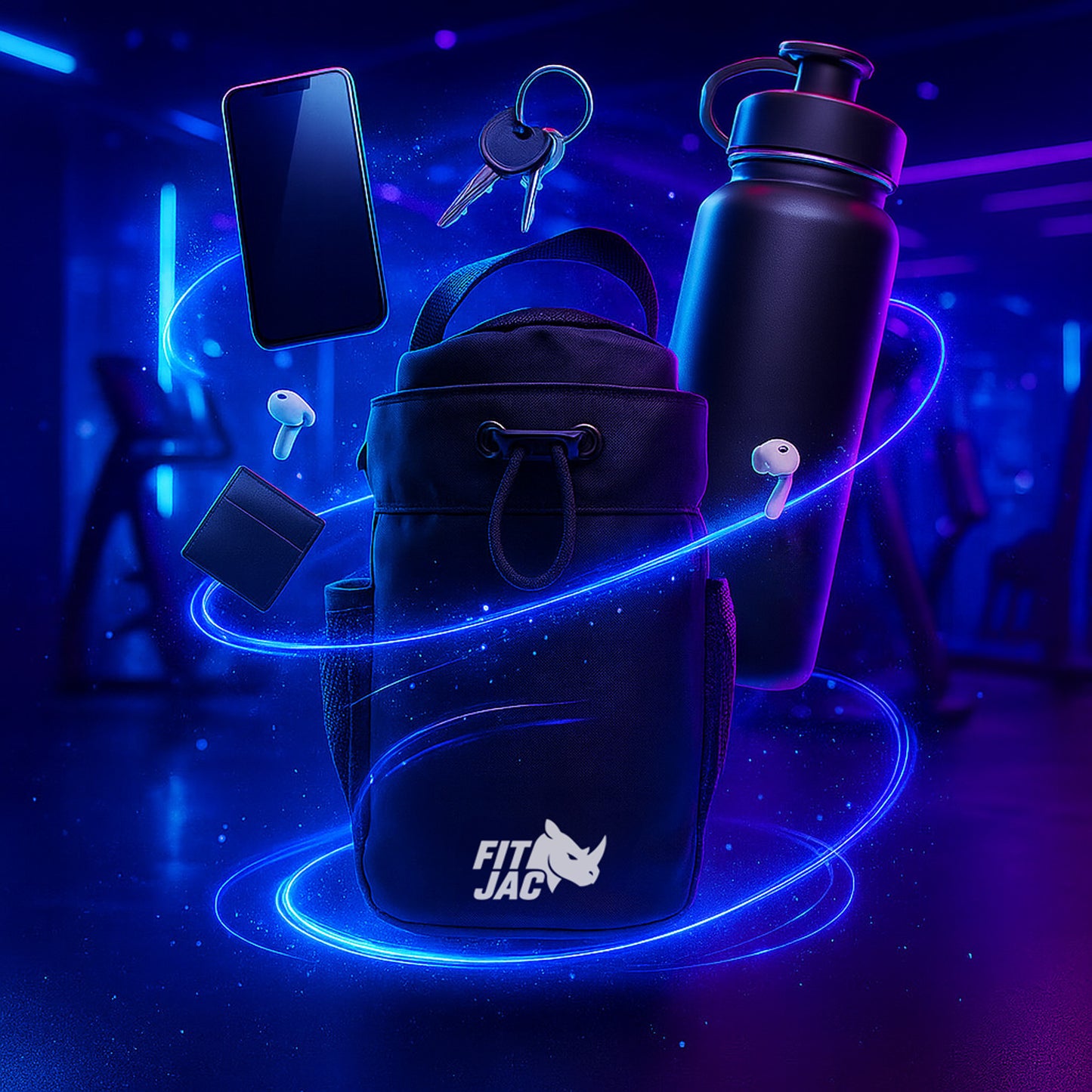 Sac de sport magnétique. Compact et durable.