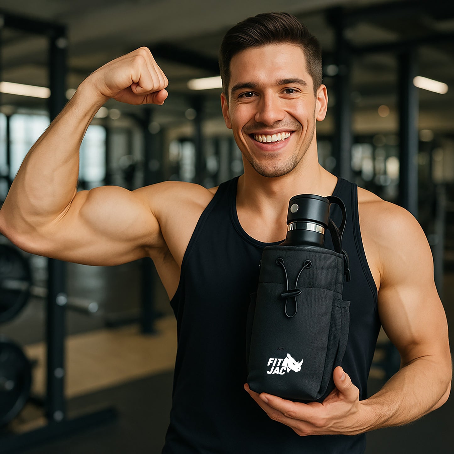 Bolso Magnético de Gimnasio. Compacto y Resistente.